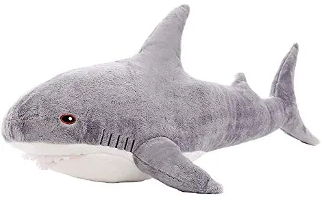 MMTTAO Shark Stuffed Animals 16 Inch Great White Shark Plush Toy Gifts for Kids Boys Girls,16Inches