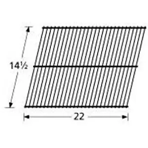 Music City Metals 41301 Chrome Steel Wire Cooking Grid Replacement for Select Gas Grill Models by Arkla, Charmglow and Others