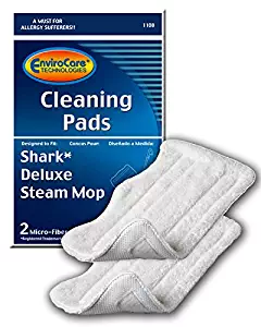 EnviroCare Replacement Cleaning Pads Designed for Shark Deluxe Steam Mops 2 Count