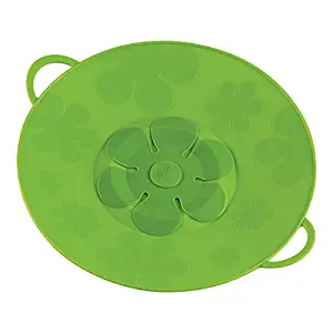 Kuhn Rikon Kochblume Spill Stopper, 11-Inch, Green