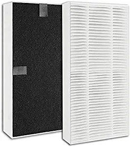 2-Pack Replacement FRF102B True Hepa & Carbon Filter with Odor Reducing Carbon Pre-Filter Compatible with Febreze air Purifier