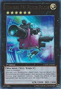 Yu-Gi-Oh! - Number 25: Force Focus (GAOV-EN045) - Galactic Overlord - Unlimited Edition - Ultra Rare