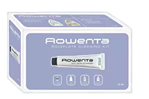 Rowenta ZD110 Non-Toxic Stainless Steel Soleplate Cleaner Kit for Steam Irons with Cleaning and Polishing Cloth