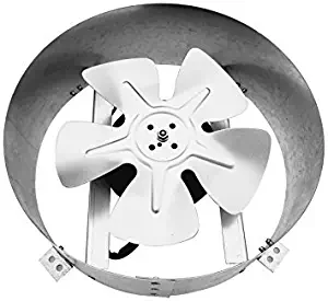 Amtrak Solar Powerful Galvanized Steel 80 Watt Fan Motor New Upgraded 14 inch Solar Fan Quietly Cools and Ventilates Your House, Garage or RV and Protects Against Moisture Build-up.