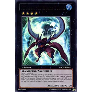 YuGiOh : GAOV-EN042 1st Ed Number 32: Shark Drake Ultra Rare Card - ( Galactic Overlord Yu-Gi-Oh! Single Card ) by Deckboosters