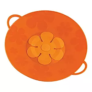 Kuhn Rikon Kochblume Spill Stopper, 11-Inch, Orange