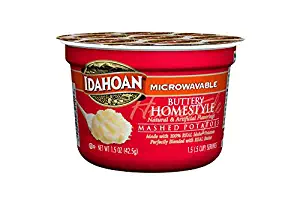 Idahoan Buttery Homestyle Mashed Potatoes, Made with Gluten-Free 100% Real Idaho Potatoes, 1.5 oz (Pack of 10)