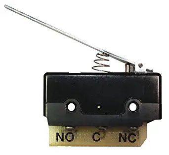 Microswitch, Standard, Straight Lever, DPDT, Screw, 10 A