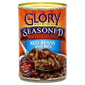 Glory Foods, Seasoned, Red Beans & Rice, 15oz Can (Pack of 6)