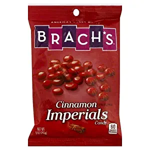 Brach's Cinnamon Imperials Candy 9 Oz Bag (Pack of 2 Bags) (18 Ounces Total Weight)
