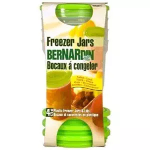 Bernardin Freezer Jars - Plastic - 16 oz