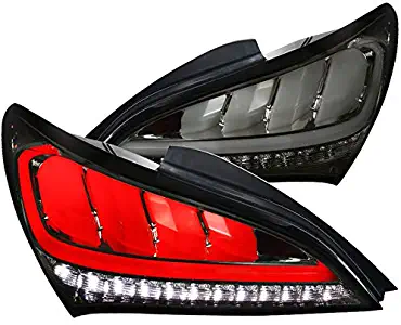 Spec-D Tuning for Hyundai Genesis Coupe 2Dr Full LED Smoke Sequential Tail lights Brake Lamps