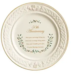 Belleek 50th Anniversary Plate
