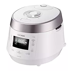 Cuckoo CRP-P1009SW Electric Heating Pressure Rice Cooker 15.60 x 11.40 x 11.60in White