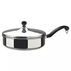 Farberware Classic Series Stainless Steel 2.75-Quart Covered Sauté Pan